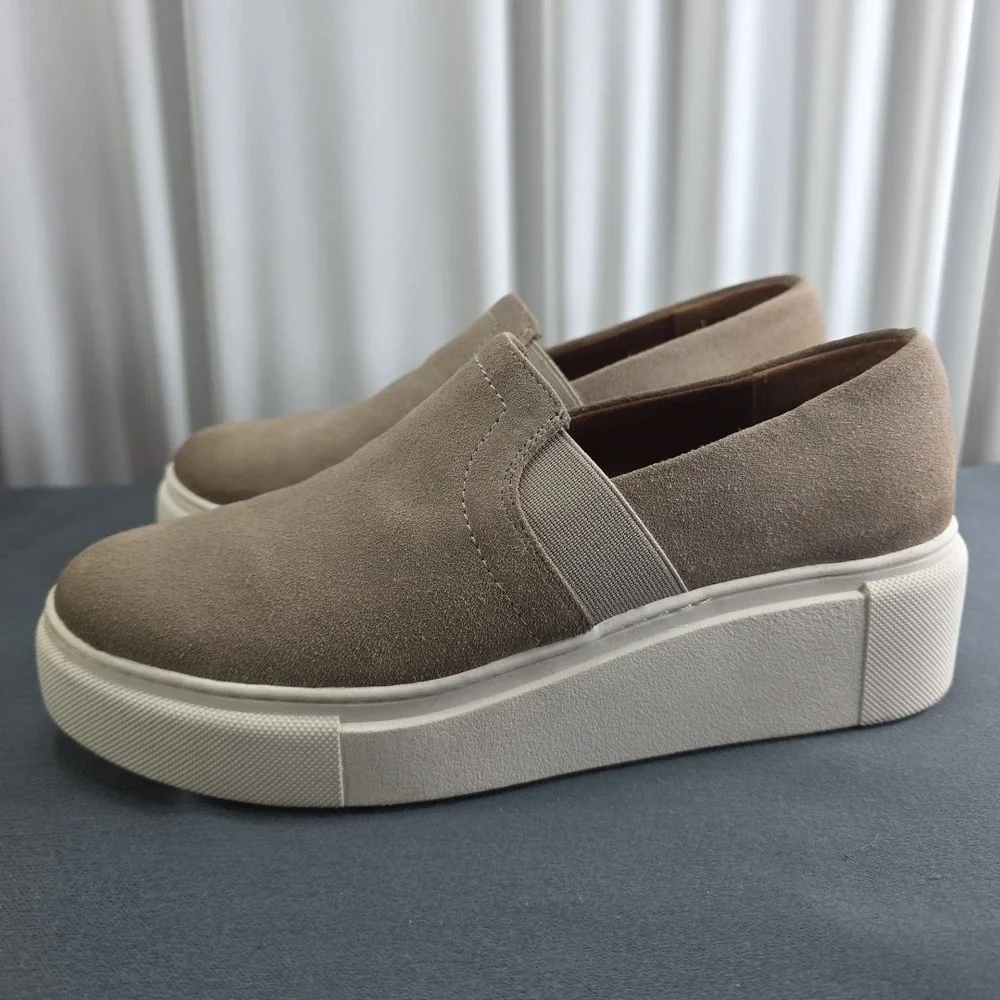 Caslon Tan Suede‎ Women's US Size 6.5 Loafers Wedge Platform Heel